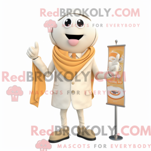 Cream Apricot mascot...
