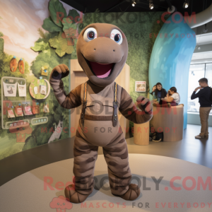 Brown Titanoboa mascot...