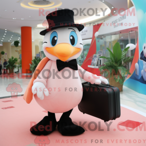 Peach Dolphin mascot...