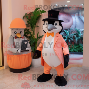 Peach Dolphin mascot...