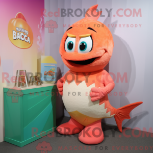 Peach Barracuda maskot...