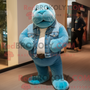 Costume mascotte de morse...