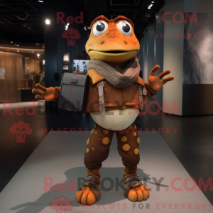 Rust Frog mascot costume...