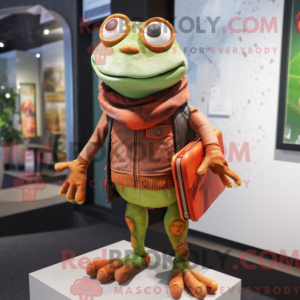 Rust Frog mascot costume...