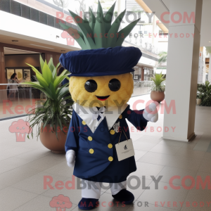 Navy Pineapple mascot...