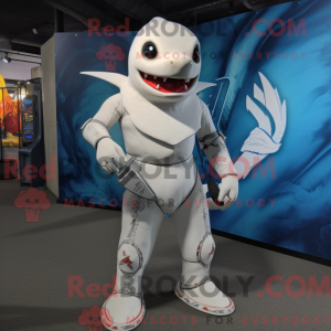 White Swordfish mascot...