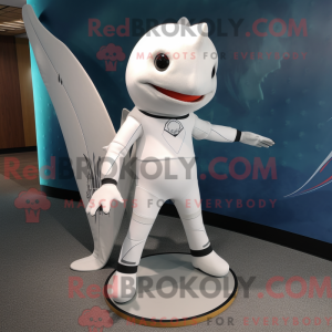 White Swordfish mascot...