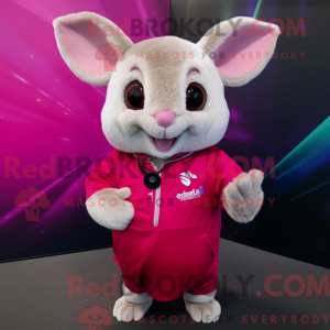 Magenta Chinchilla maskot...