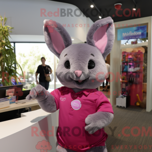 Disfraz de mascota Magenta...