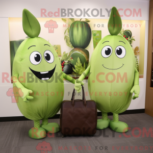 Olive Celery mascot costume...