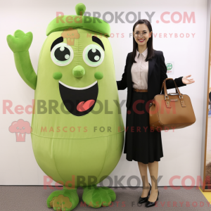 Olive Celery mascot costume...