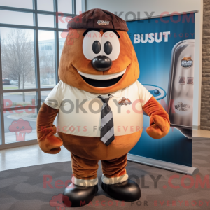 Rust Rugby Ball mascot...