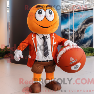 Rust Rugby Ball maskot...