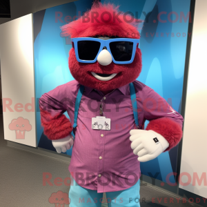 Postava maskota Magenta Ice...