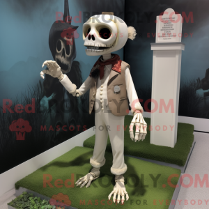 White Graveyard mascot...