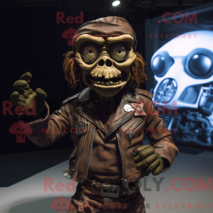 Uma figura de máscara de...