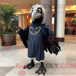 Navy Vulture mascot costume...