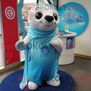 Sky Blue Seal maskot...