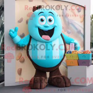 Turquoise Chocolates mascot...