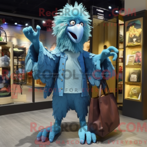 Sky Blue Harpy maskot...