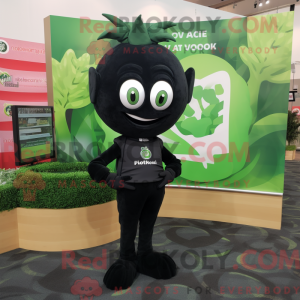 Black Spinach mascot...