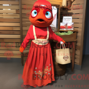 Postava maskota Red Fish...