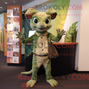 Oliven Chupacabra maskot...