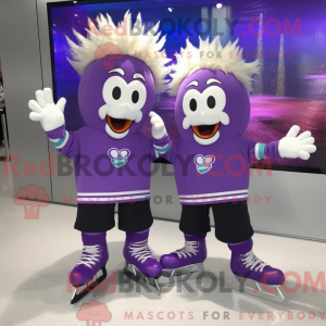 Purple Pair Of Ice Skates...