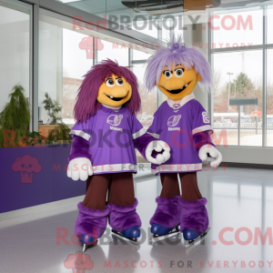 Purple Pair Of Ice Skates...
