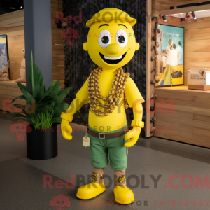 Yellow Acrobat mascot...