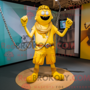 Yellow Acrobat mascot...
