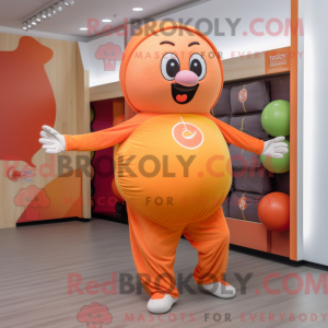 Peach Juggle mascot costume...