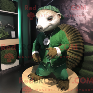 Green Pangolin mascot...