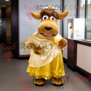 Gold Beef Stroganoff mascot...