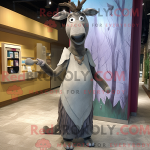 Gray Elk mascot costume...