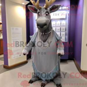 Gray Elk mascot costume...