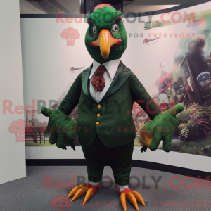 Skovgrøn fasan maskot...
