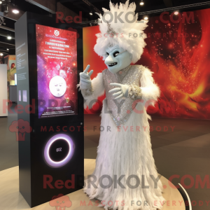Silver Fire Eater mascot...