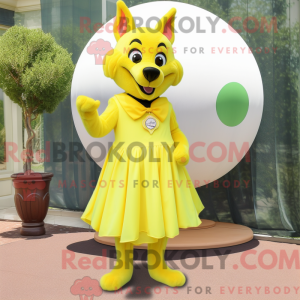 Citrongul Dingo maskot...