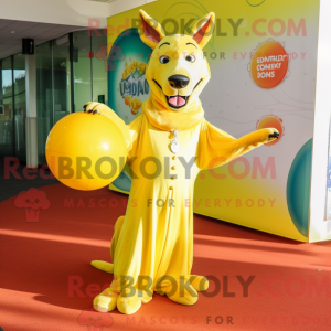 Citrongul Dingo maskot...