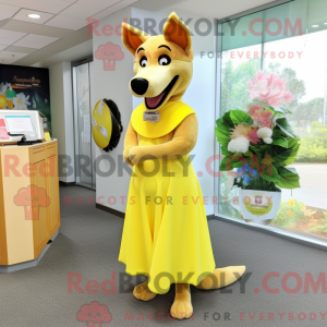 Citrongul Dingo maskot...