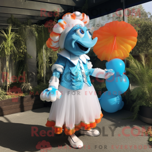 Postava maskota Sky Blue...