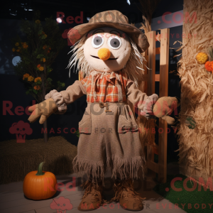 Scarecrow maskot kostume...