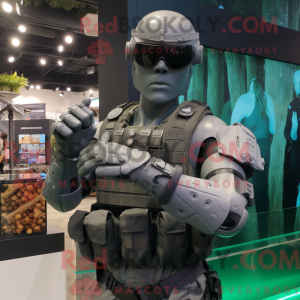 Gray Marine Recon mascot...