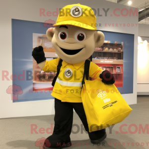 Personaggio mascotte Yellow...