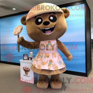 Tan Candy Box mascot...