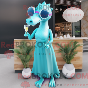 Disfraz de mascota Cyan...