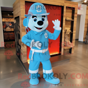 Sky Blue Fire Fighter...