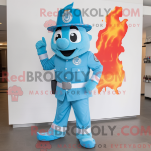 Sky Blue Fire Fighter...