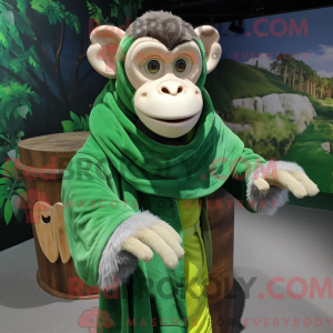 Maskotkostymekarokter Green...